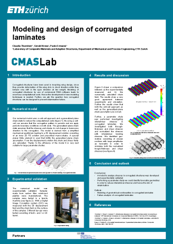 Enlarged view: Poster Modeling and design of corrugated laminates