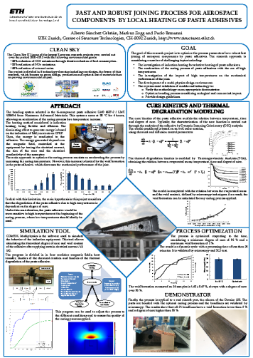 Enlarged view: Poster Fast and Robust Joining Process for Aerospace Components by Local Heating of Paste Adhesives